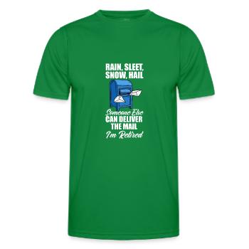 Lustige Briefzusteller Briefträger Post Geschenke - Männer Funktions-T-Shirt - Kelly Green - Vorne - AI Model Male 178 dark (178cm)