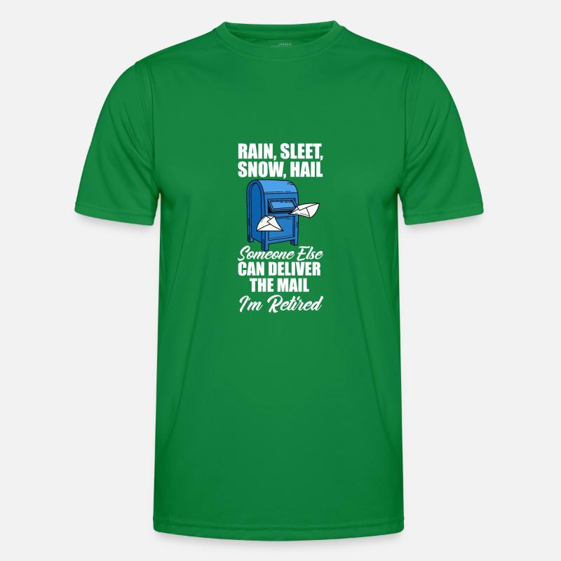 Funny Letter Deliverer Post Post Gifts Men's Functional T-Shirt