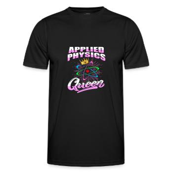 Physicien physicien - T-shirt sport Homme - noir - Devant - AI Model Male 178 dark (178cm)