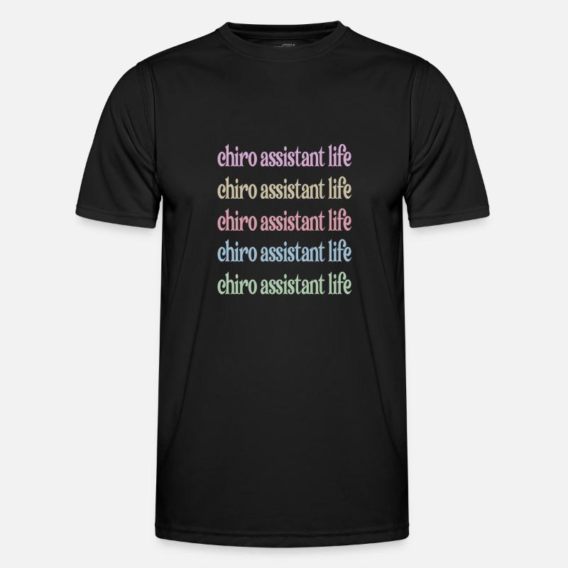 Chiropractic Assistant Chiropractic Assistant - Men's Functional T-Shirt - black