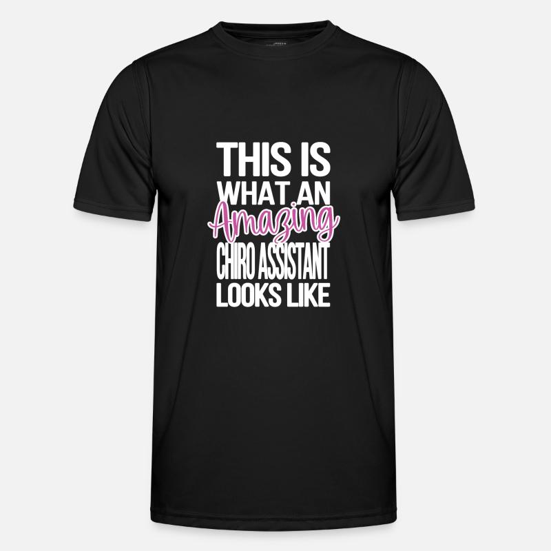 Chiropractic Assistant to Chiropractor - Men's Functional T-Shirt - black