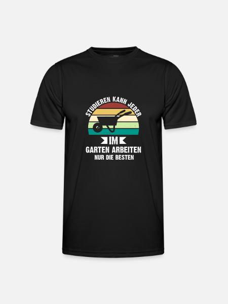 Gartenarbeit Garten Gartenbau Geschenk - Männer Funktions-T-Shirt - Schwarz