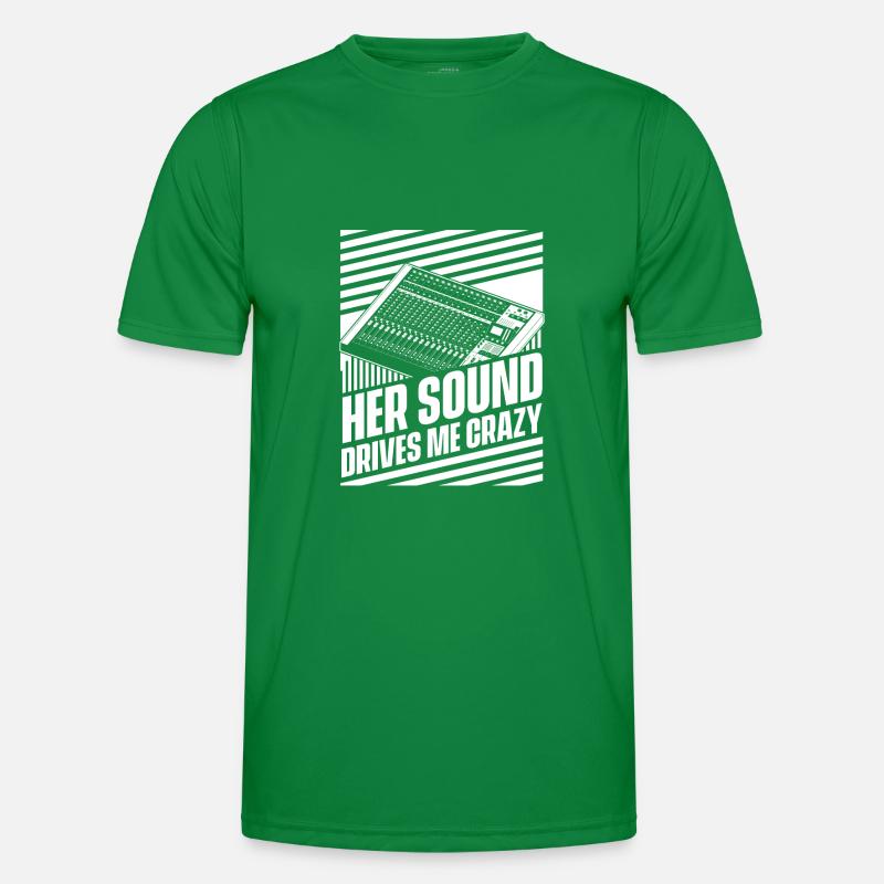 Tontechniker Sound Audio Engineer Männer Funktions-T-Shirt