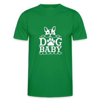 Chiot - T-shirt sport Homme - vert - Devant - AI Model Male 178 dark (178cm)