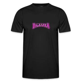 Balkan Jugo - Jugoslawien - Spruch - Balkanka - - Männer Funktions-T-Shirt - Schwarz - Vorne - AI Model Male 178 dark (178cm)
