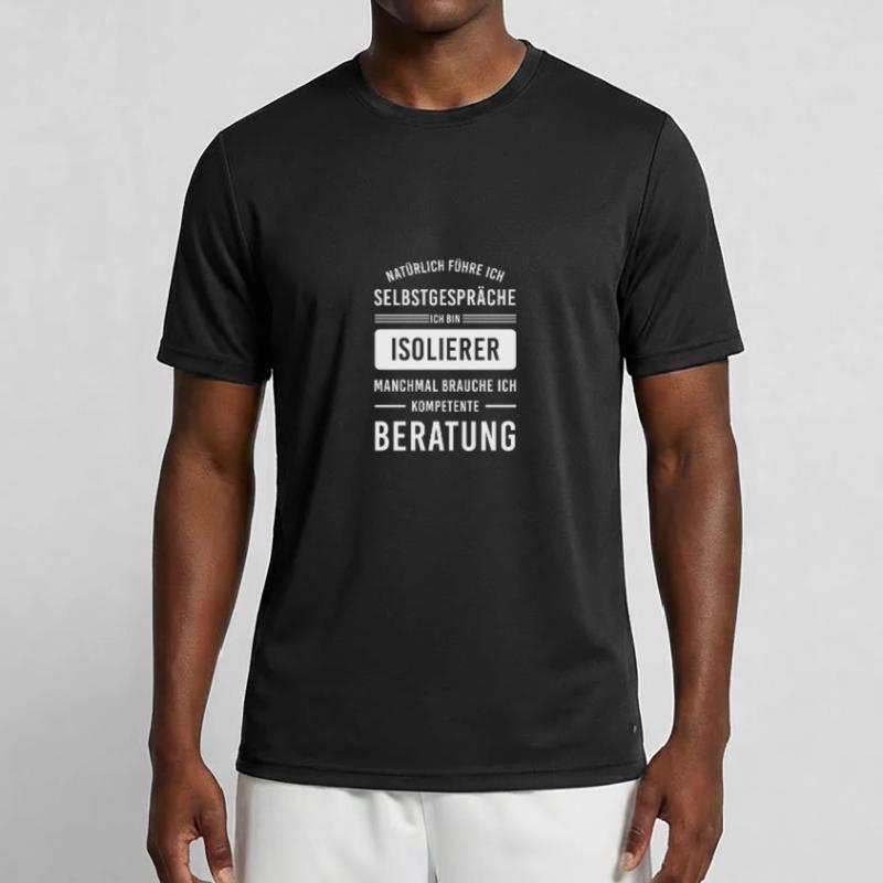 Isolierer I Isolierfacharbeiter oder Männer Funktions-T-Shirt
