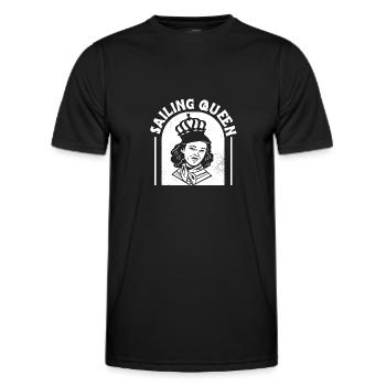 Seglen Segelboot Segler - Männer Funktions-T-Shirt - Schwarz - Vorne - AI Model Male 178 dark (178cm)
