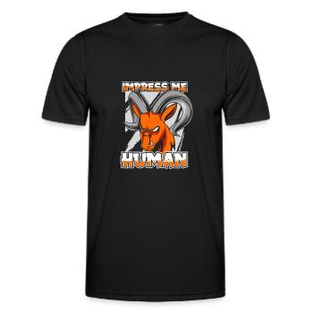 Ziege Bauer Landwirt Bauernhof Hirte - Männer Funktions-T-Shirt - Schwarz - Vorne - AI Model Male 178 dark (178cm)