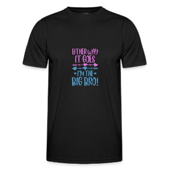 Frère - T-shirt sport Homme - noir - Devant - AI Model Male 178 dark (178cm)
