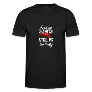 Languste - Männer Funktions-T-Shirt - Schwarz - Vorne - AI Model Male 178 dark (178cm)