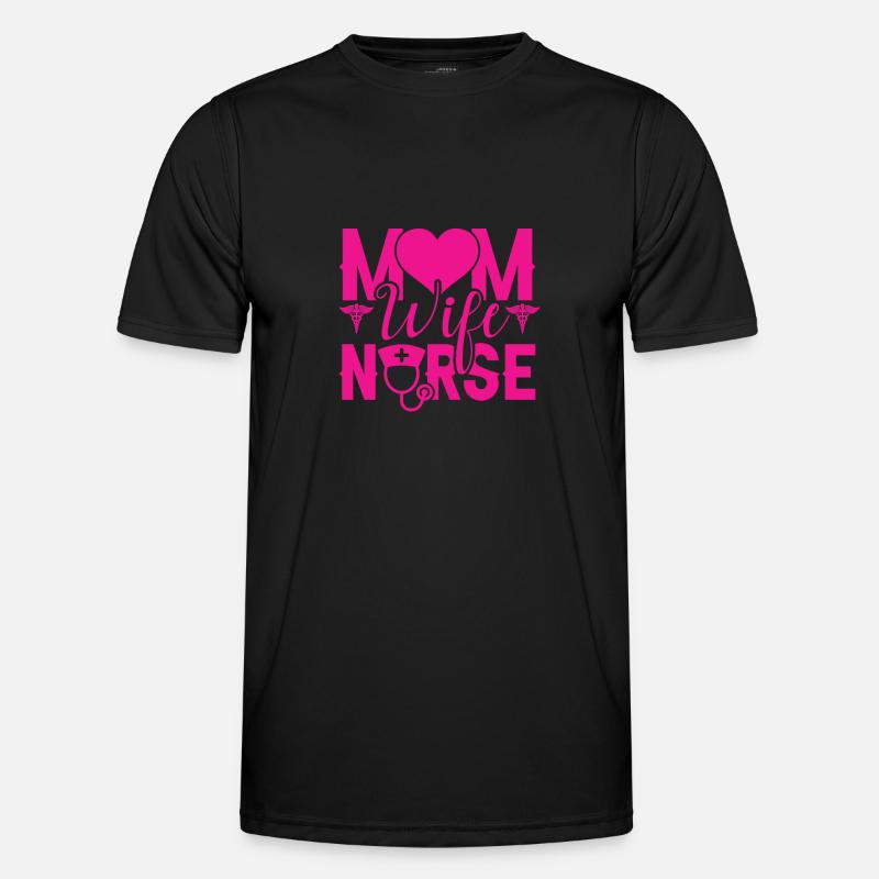 KRANKENSCHWESTER Pflegerin - Männer Funktions-T-Shirt - Schwarz