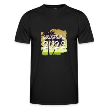 Sables d’Or 2022 - T-shirt sport Homme - noir - Devant - AI Model Male 178 dark (178cm)