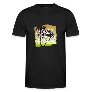 Lloret De mars 2022 - T-shirt sport Homme - noir - Devant - AI Model Male 178 dark (178cm)