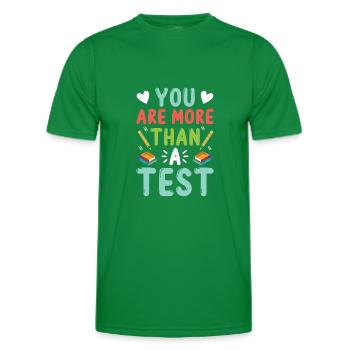 Test Day Kids - I believe in you You Got This - Männer Funktions-T-Shirt - Kelly Green - Vorne - AI Model Male 178 dark (178cm)