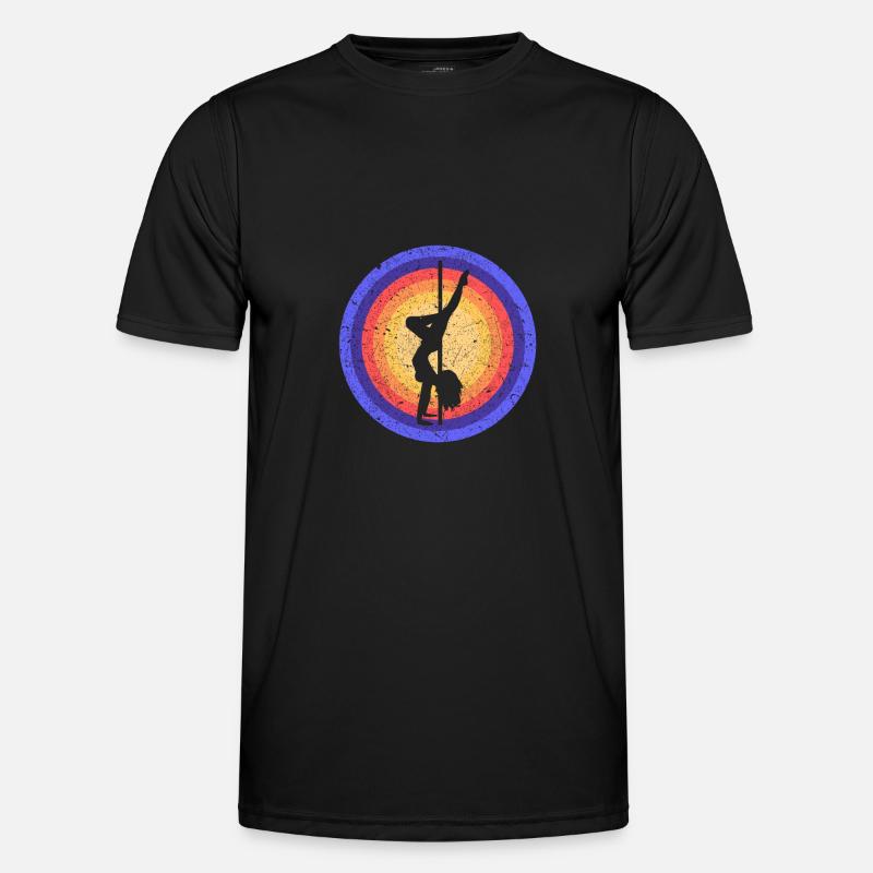 Pole Dancing Mädchen Silhouette Pole Dancer Pole Männer Funktions-T-Shirt