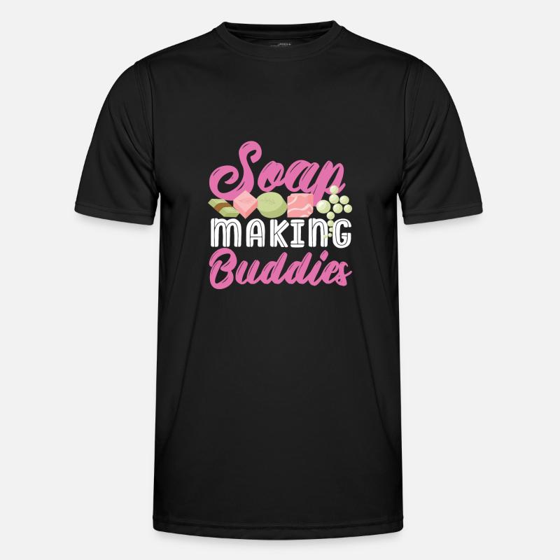 Soap Making Crafting Soap Making - Männer Funktions-T-Shirt - Schwarz