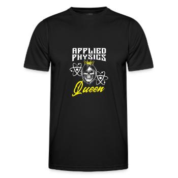 Physicien physicien - T-shirt sport Homme - noir - Devant - AI Model Male 178 dark (178cm)