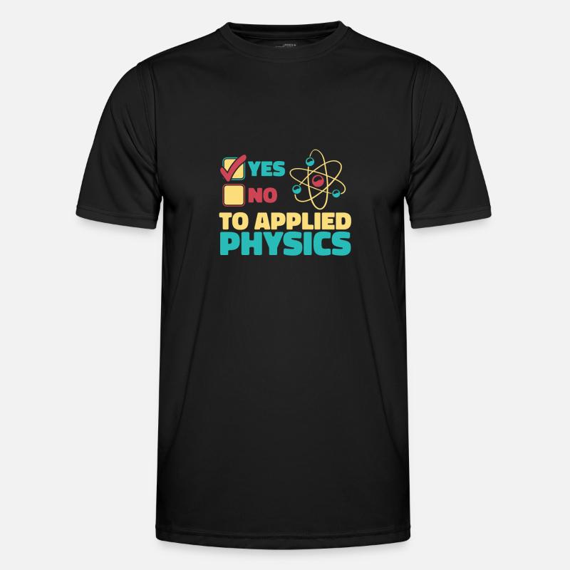 Physik Physiker - Männer Funktions-T-Shirt - Schwarz