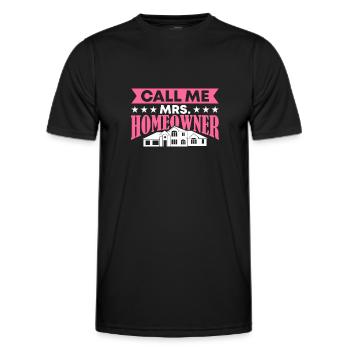 Propriétaire Propriétaire Cadeau Propriétaire Propriétaire - T-shirt sport Homme - noir - Devant - AI Model Male 178 dark (178cm)