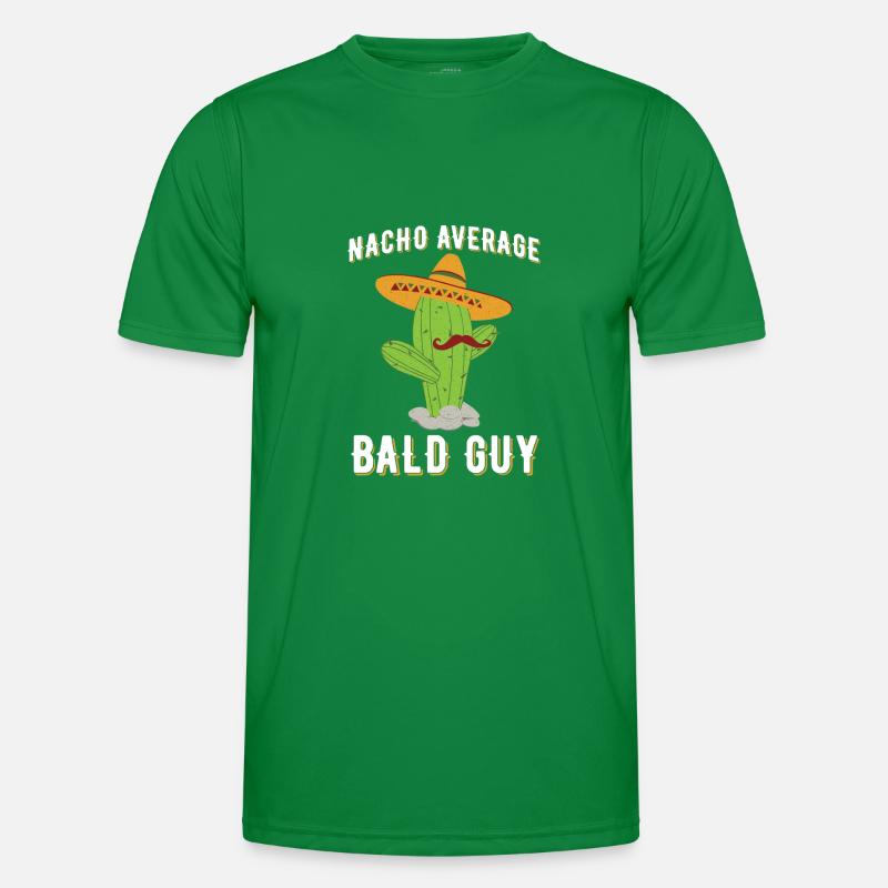 Nacho Durchschnittlicher glatzköpfiger Kerl Humor urkomischer glatzköpfiger Mann Männer Funktions-T-Shirt