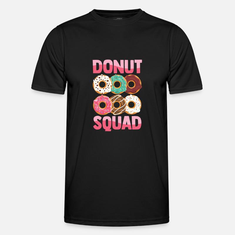 Donut Lover - Donut Squad - Men's Functional T-Shirt - black