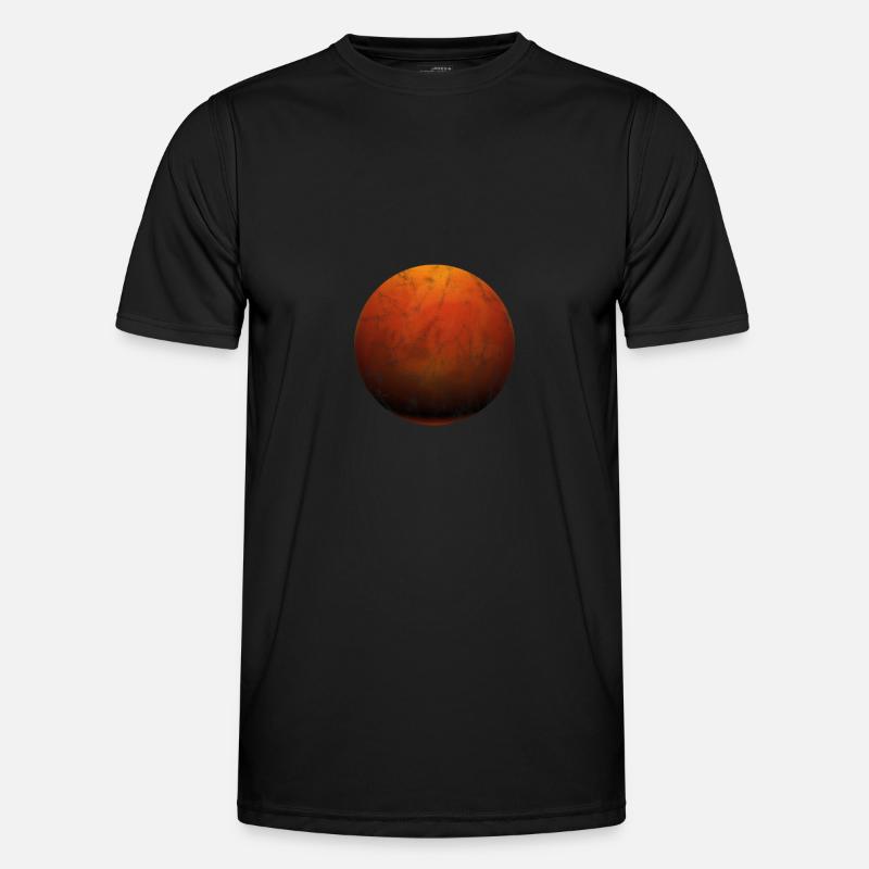 Mars - Männer Funktions-T-Shirt - Schwarz