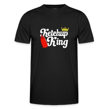 Ketchup Ketchup à la tomate - T-shirt sport Homme - noir - Devant - AI Model Male 178 dark (178cm)