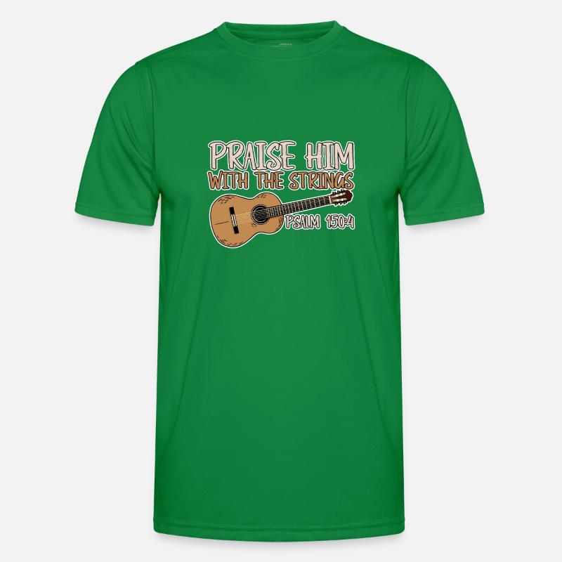 Praise Him With The Strings 2 Männer Funktions-T-Shirt