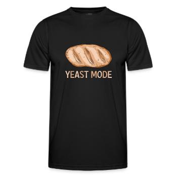 Boulangerie Boulangerie Levain, Mode levure - T-shirt sport Homme - noir - Devant - AI Model Male 178 dark (178cm)