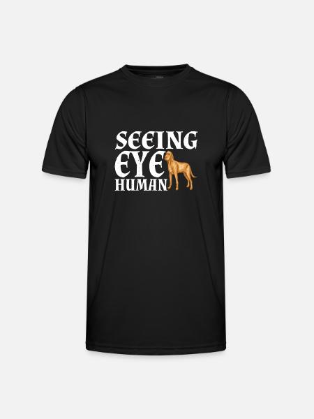 Seeing Eye Human 30 - Männer Funktions-T-Shirt - Schwarz