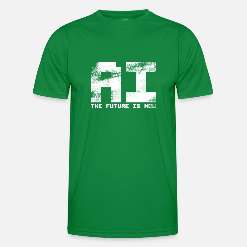 Artificial Intelligence - AI - The future is now Männer Funktions-T-Shirt