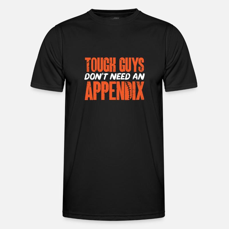Appendectomy Appendicitis - Men's Functional T-Shirt - black