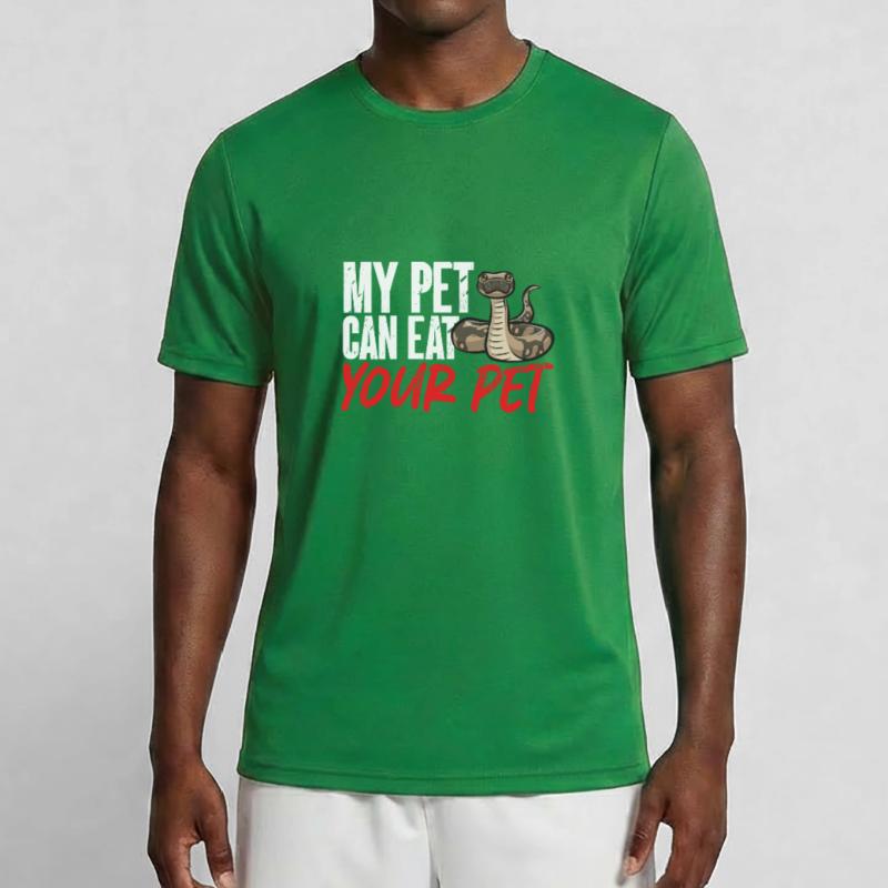 Ball Python Snake King Python T-shirt sport Homme