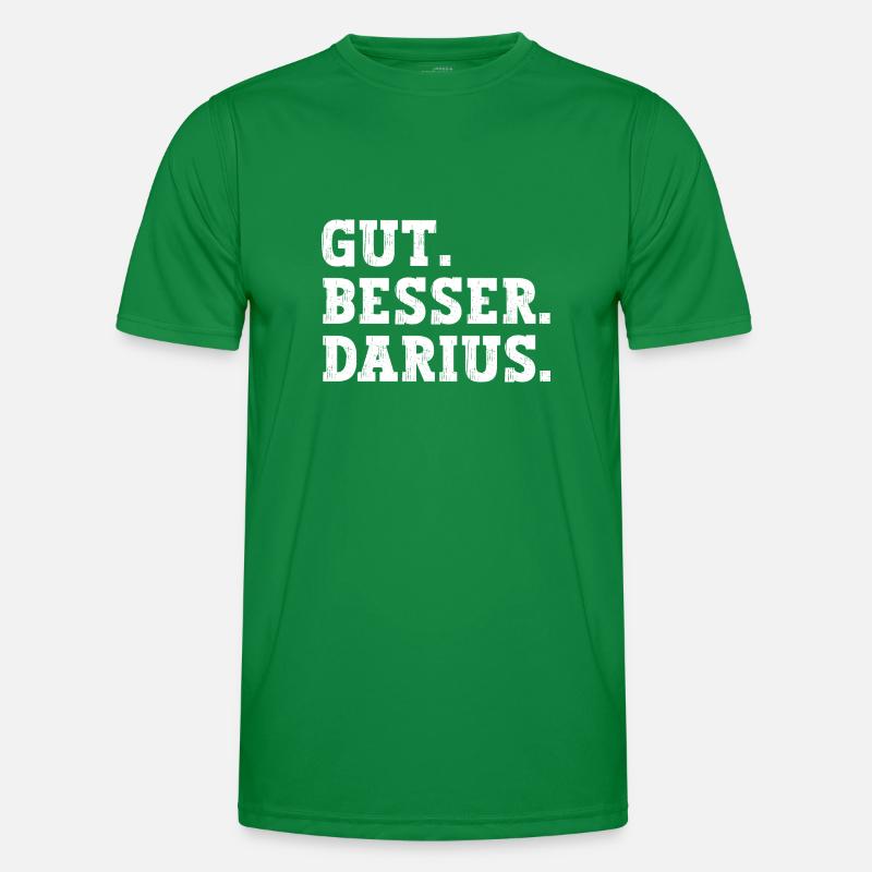 Gut Besser Darius Lustiger Spruch Name Darius Männer Funktions-T-Shirt