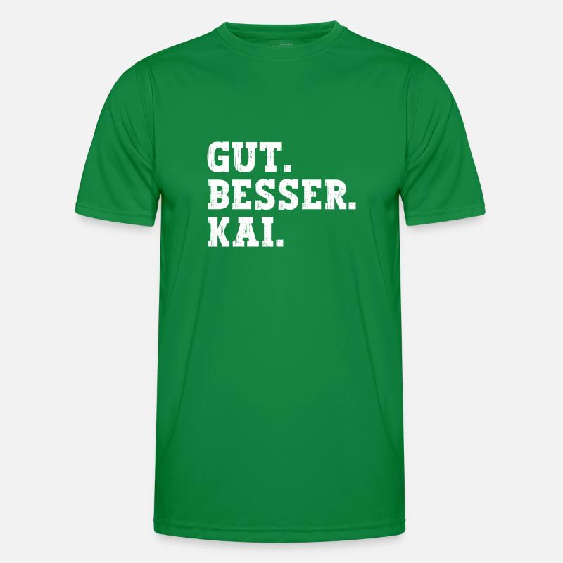 Gut Besser Kai Lustiger Spruch Name Kai Männer Funktions-T-Shirt