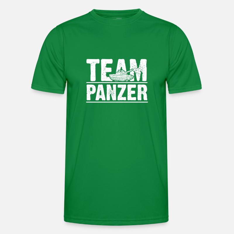 Panzerfahrer Soldat Panzer Männer Funktions-T-Shirt