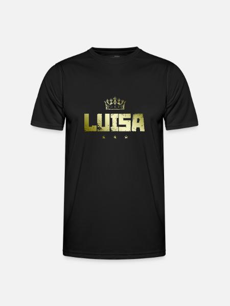 Luisa - Männer Funktions-T-Shirt - Schwarz