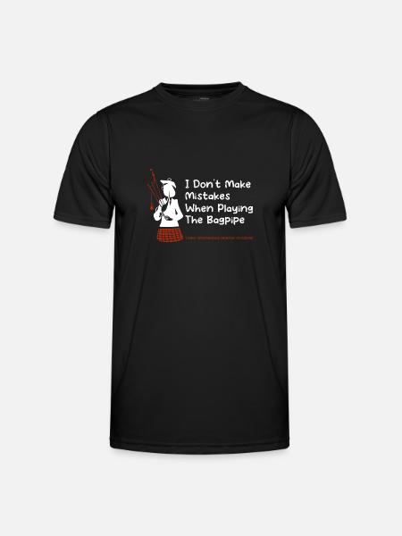 Scotland Bagpipe Bagpipe Musician Gift - Men's Functional T-Shirt - black