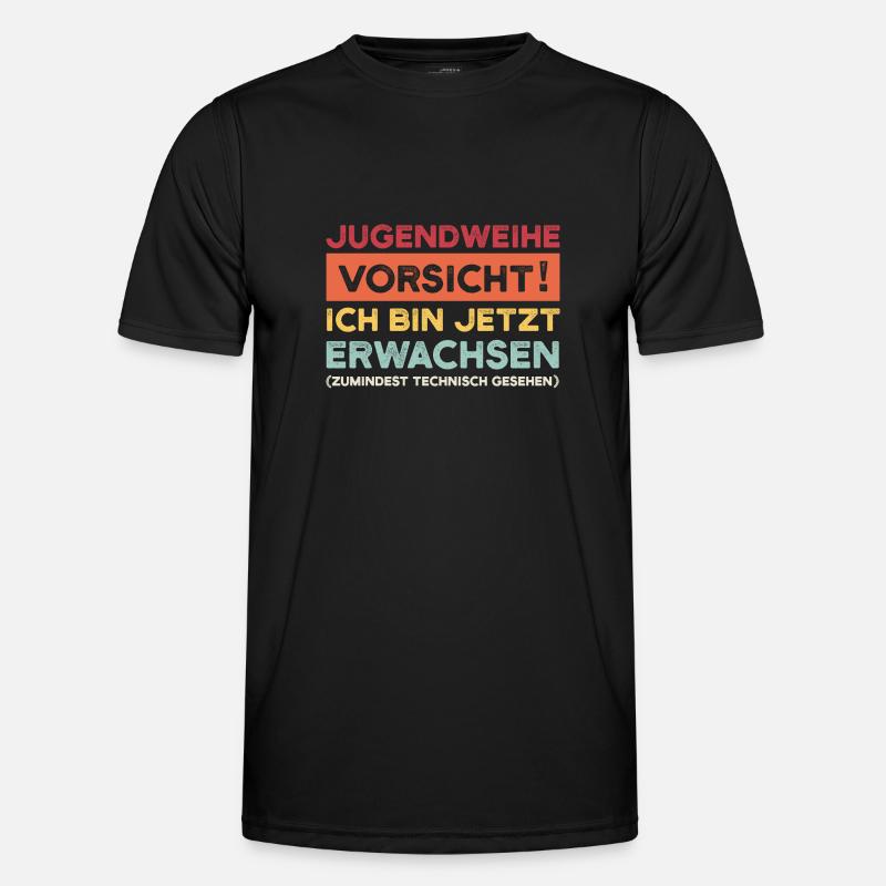 Jugendweihe Jugend Konfirmation Geschenk Männer Funktions-T-Shirt