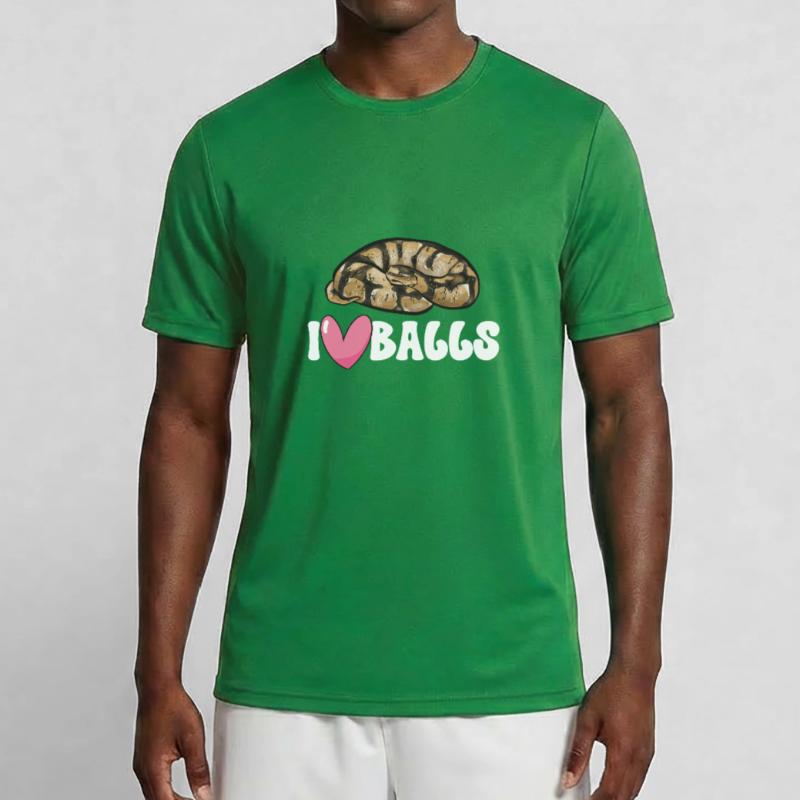 Ball Python Snake King Python T-shirt sport Homme