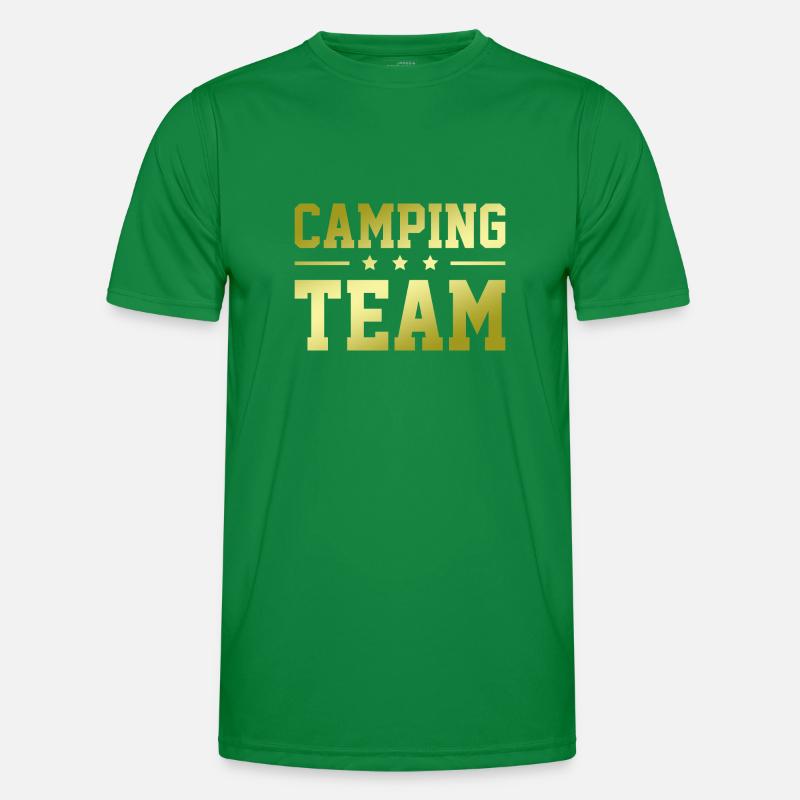 Camping Team Männer Funktions-T-Shirt