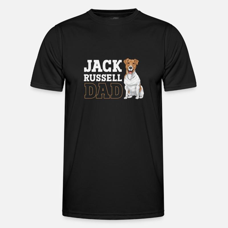 Jack Russell Terrier - Men's Functional T-Shirt - black
