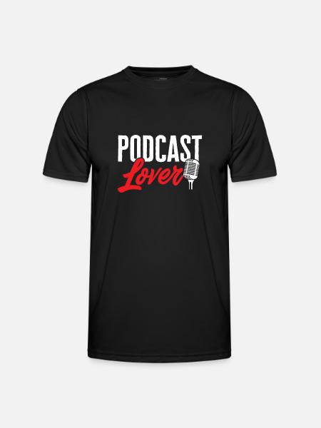 Podcaster Podcast - Men's Functional T-Shirt - black