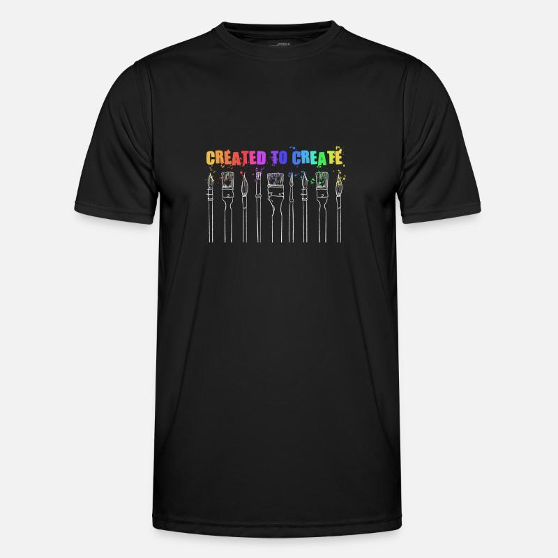 Maler Handwerker Beruf Spruch Geschenk - Männer Funktions-T-Shirt - Schwarz