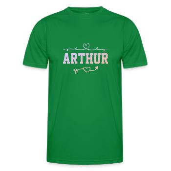 Arthur - T-shirt sport Homme - vert - Devant - AI Model Male 178 dark (178cm)