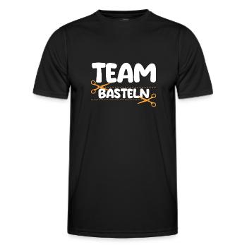 Bastler Bastelunterricht Basteln - Männer Funktions-T-Shirt - Schwarz - Vorne - AI Model Male 178 dark (178cm)