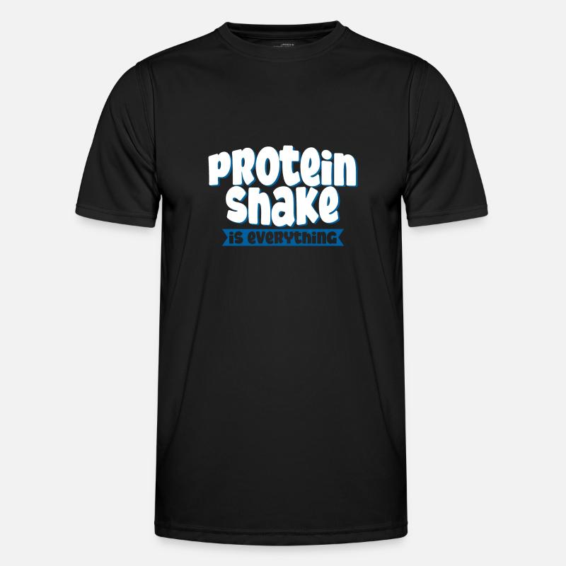 Protein Shake Is Everything 4 - Men's Functional T-Shirt - black