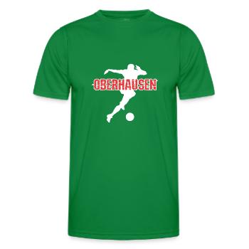 Oberhausen, my city! - Men's Functional T-Shirt - kelly green - Front - AI Model Male 178 dark (178cm)