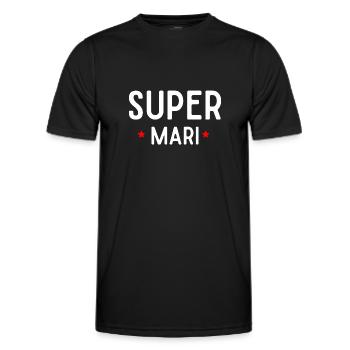 Evg mariage super-héros cadeau anniversaire - T-shirt sport Homme - noir - Devant - AI Model Male 178 dark (178cm)