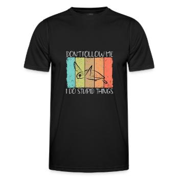 Turtle turtle - Men's Functional T-Shirt - black - Front - AI Model Male 178 dark (178cm)